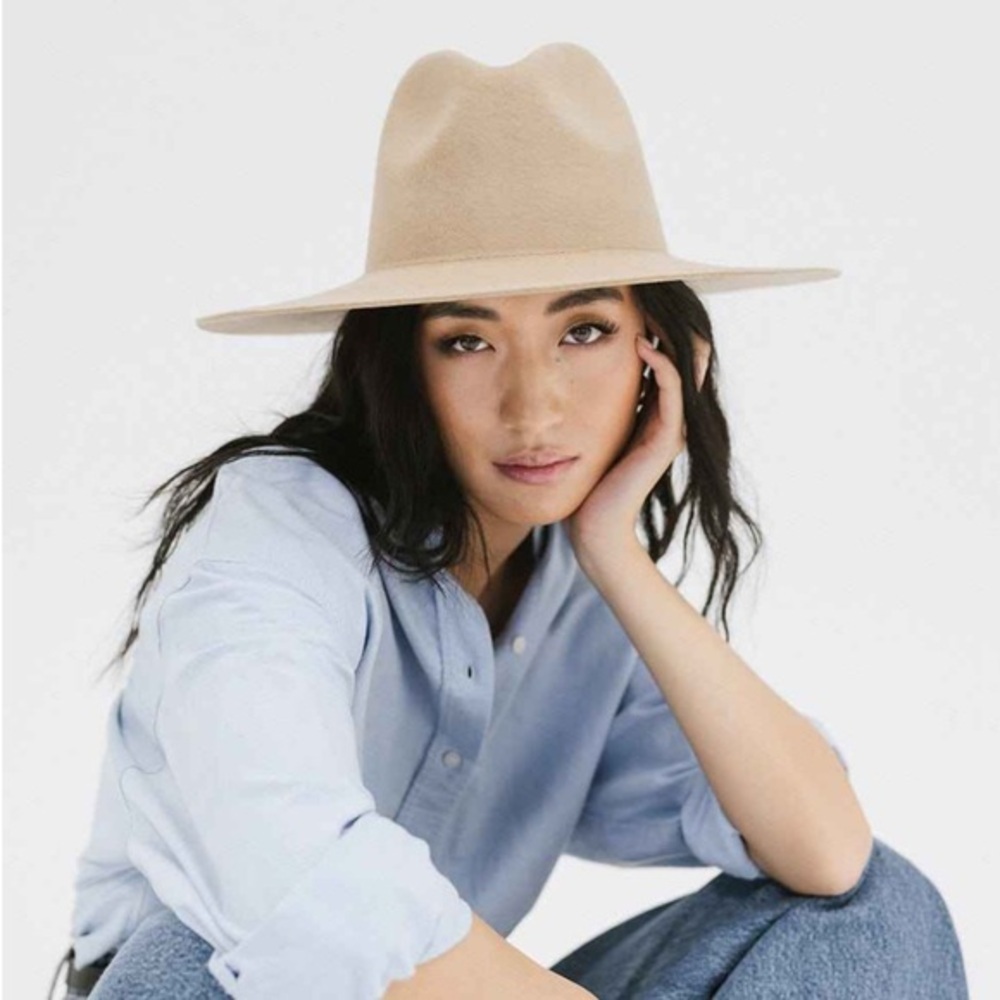 NWT GIGI PIP EMMA WIDE BRIM FEDORA HAT